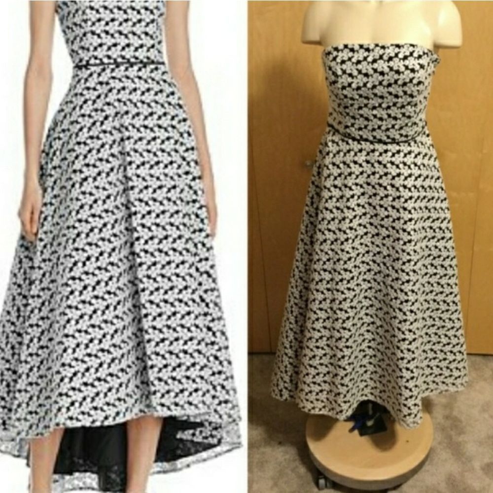 JS Collectios Strapless High Low - Picture 6 of 8